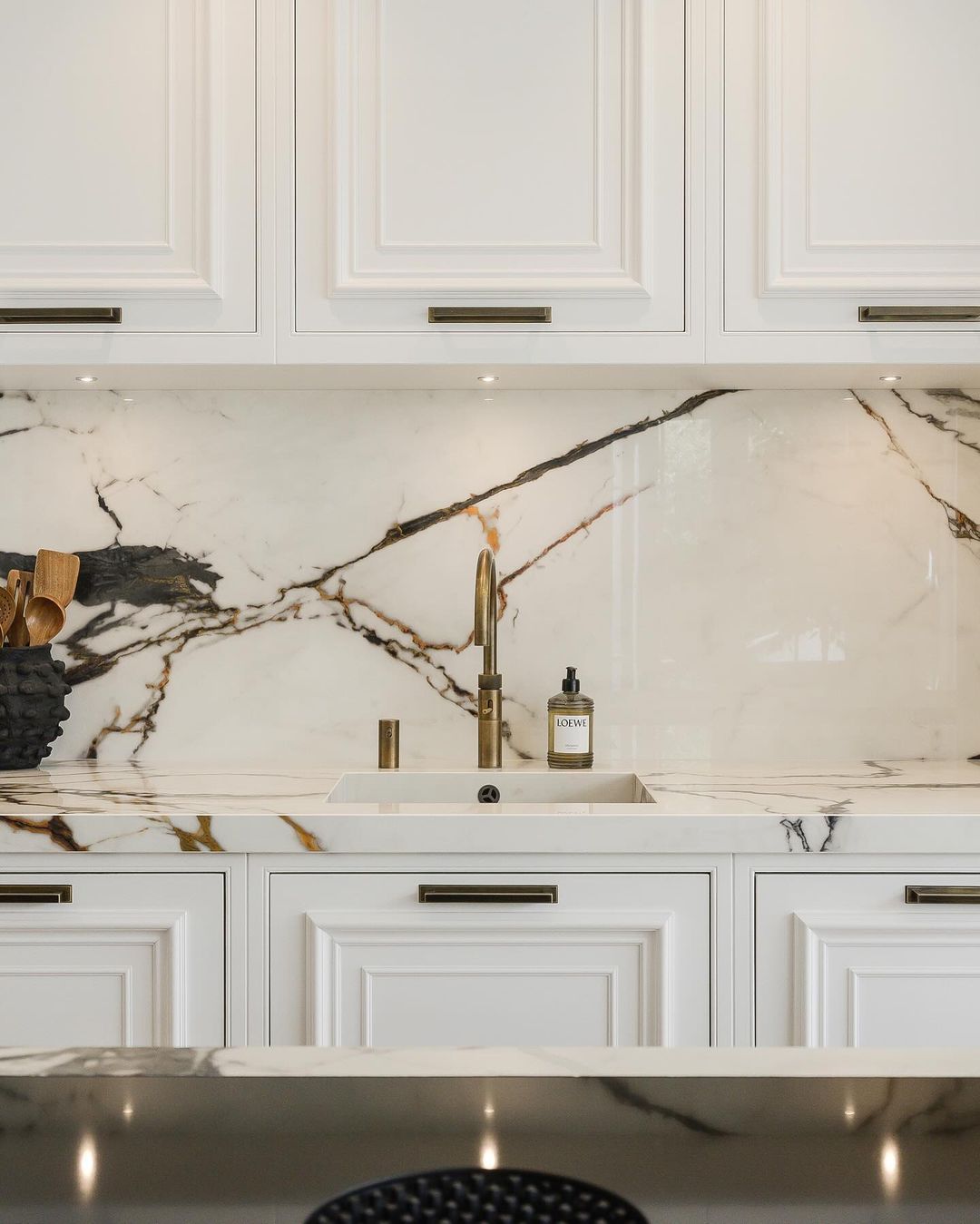 Open plan living and kitchen area